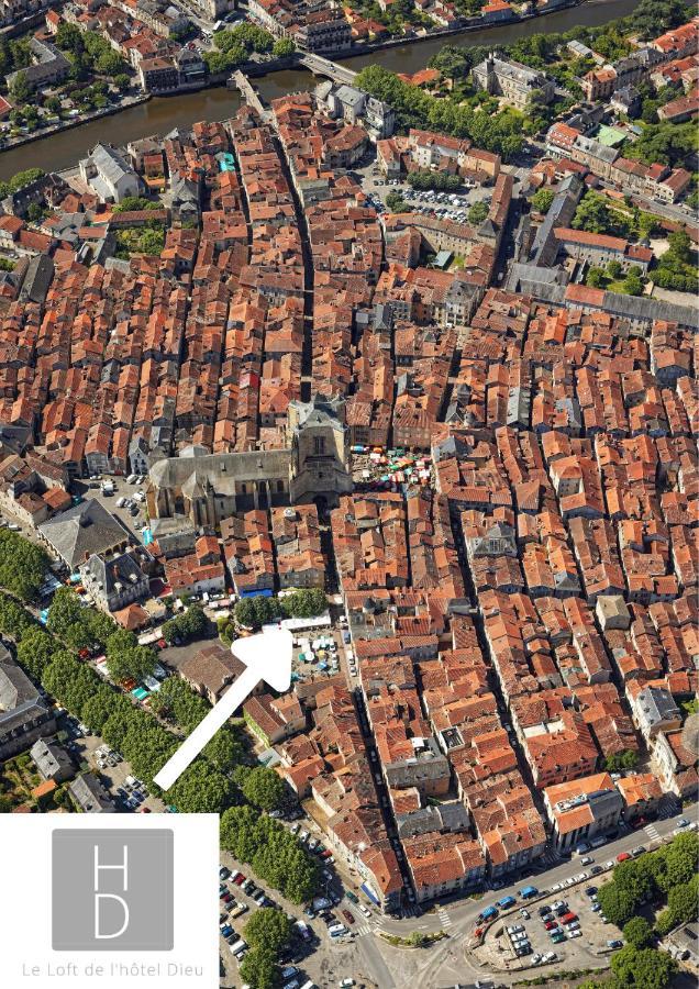 Le Loft De L'Hotel Dieu Villefranche-de-Rouergue Luaran gambar
